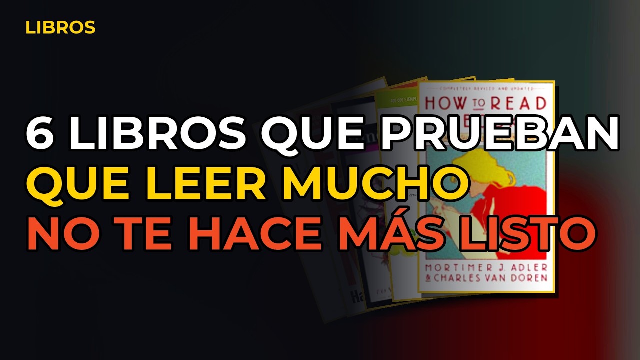 Miniatura del vídeo: 6 Libros Que Prueban Que Leer Mucho No Te Hace Más Inteligente