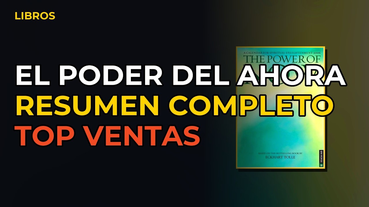 Miniatura del vídeo: El Poder Del Ahora De Eckhart Tolle | Resumen Completo Del Libro